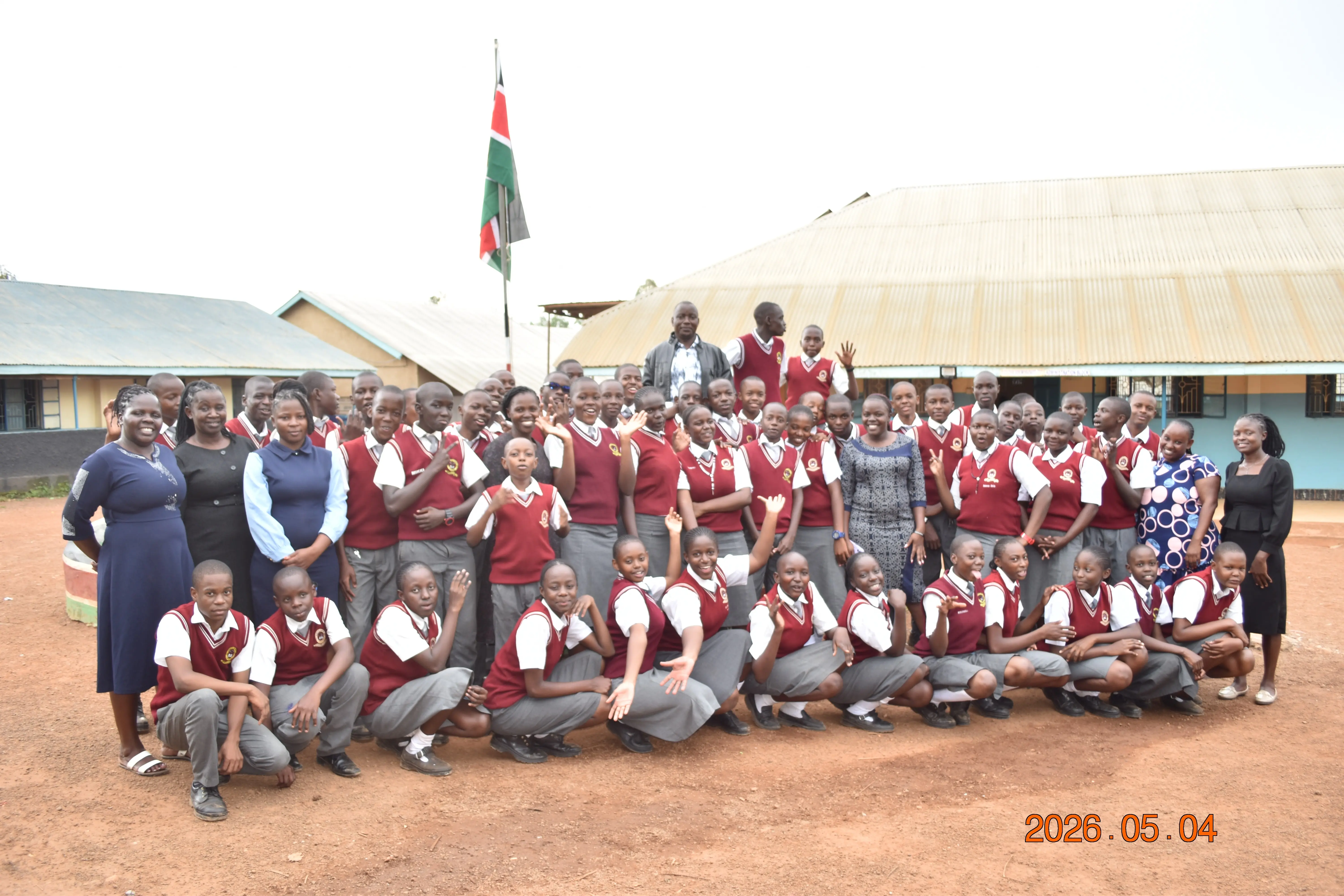Teachers and students together